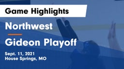Northwest  vs Gideon Playoff Game Highlights - Sept. 11, 2021