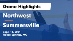 Northwest  vs Summersville Game Highlights - Sept. 11, 2021