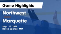 Northwest  vs Marquette  Game Highlights - Sept. 17, 2021