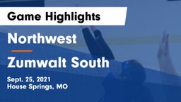 Northwest  vs Zumwalt South Game Highlights - Sept. 25, 2021