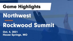 Northwest  vs Rockwood Summit  Game Highlights - Oct. 4, 2021