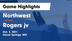 Northwest  vs Rogers jv Game Highlights - Oct. 2, 2021
