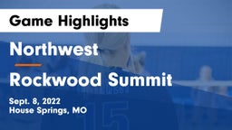 Northwest  vs Rockwood Summit  Game Highlights - Sept. 8, 2022