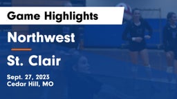 Northwest  vs St. Clair  Game Highlights - Sept. 27, 2023
