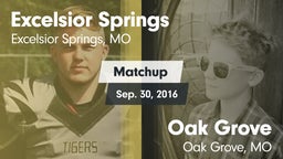 Matchup: Excelsior Springs Hi vs. Oak Grove  2016