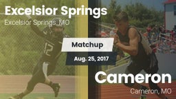 Matchup: Excelsior Springs Hi vs. Cameron  2017