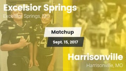 Matchup: Excelsior Springs Hi vs. Harrisonville  2017