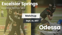 Matchup: Excelsior Springs Hi vs. Odessa  2017