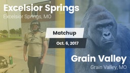 Matchup: Excelsior Springs Hi vs. Grain Valley  2017