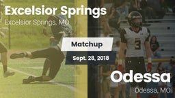 Matchup: Excelsior Springs Hi vs. Odessa  2018