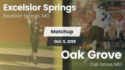 Matchup: Excelsior Springs Hi vs. Oak Grove  2018