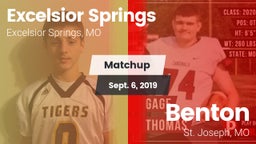 Matchup: Excelsior Springs Hi vs. Benton  2019