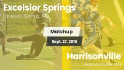 Matchup: Excelsior Springs Hi vs. Harrisonville  2019