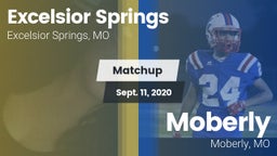 Matchup: Excelsior Springs Hi vs. Moberly  2020
