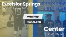 Matchup: Excelsior Springs Hi vs. Center  2020