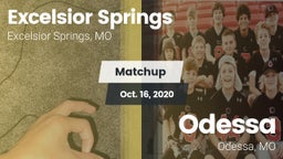 Matchup: Excelsior Springs Hi vs. Odessa  2020