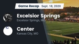 Recap: Excelsior Springs  vs. Center  2020