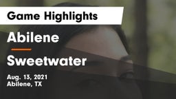 Abilene  vs Sweetwater  Game Highlights - Aug. 13, 2021