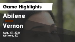 Abilene  vs Vernon  Game Highlights - Aug. 13, 2021