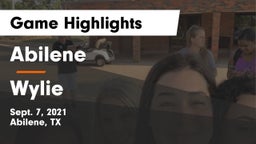 Abilene  vs Wylie  Game Highlights - Sept. 7, 2021