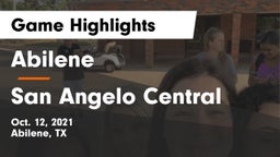 Abilene  vs San Angelo Central  Game Highlights - Oct. 12, 2021