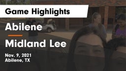 Abilene  vs Midland Lee  Game Highlights - Nov. 9, 2021