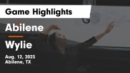 Abilene  vs Wylie  Game Highlights - Aug. 12, 2023