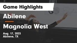 Abilene  vs Magnolia West  Game Highlights - Aug. 17, 2023