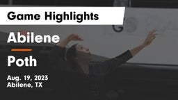 Abilene  vs Poth  Game Highlights - Aug. 19, 2023