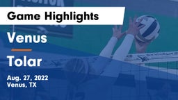 Venus  vs Tolar Game Highlights - Aug. 27, 2022