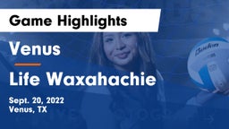 Venus  vs Life Waxahachie  Game Highlights - Sept. 20, 2022