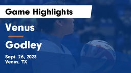 Venus  vs Godley Game Highlights - Sept. 26, 2023