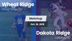 Matchup: Wheat Ridge High vs. Dakota Ridge  2018