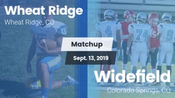 Matchup: Wheat Ridge High vs. Widefield  2019