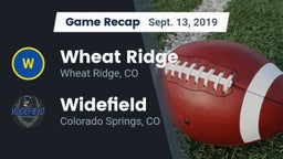 Recap: Wheat Ridge  vs. Widefield  2019