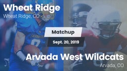 Matchup: Wheat Ridge High vs. Arvada West Wildcats 2019