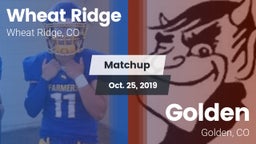 Matchup: Wheat Ridge High vs. Golden  2019