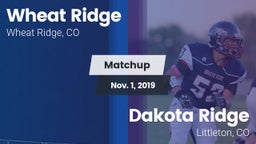 Matchup: Wheat Ridge High vs. Dakota Ridge  2019
