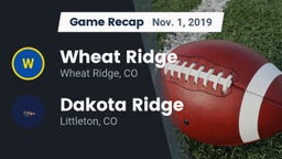 Recap: Wheat Ridge  vs. Dakota Ridge  2019