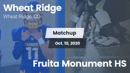 Matchup: Wheat Ridge High vs. Fruita Monument HS 2020