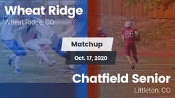 Matchup: Wheat Ridge High vs. Chatfield Senior  2020