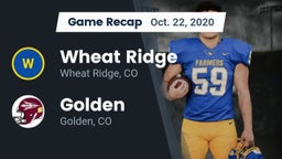 Recap: Wheat Ridge  vs. Golden  2020