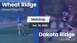 Matchup: Wheat Ridge High vs. Dakota Ridge  2020