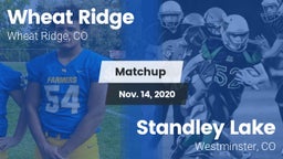 Matchup: Wheat Ridge High vs. Standley Lake  2020