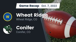 Recap: Wheat Ridge  vs. Conifer  2022