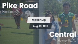 Matchup: Pike Road Schools vs. Central  2018