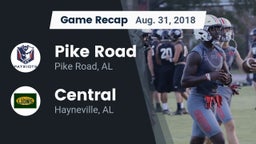 Recap: Pike Road  vs. Central  2018