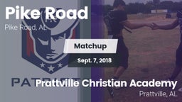 Matchup: Pike Road Schools vs. Prattville Christian Academy  2018