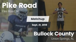 Matchup: Pike Road Schools vs. Bullock County  2018