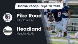 Recap: Pike Road  vs. Headland  2018